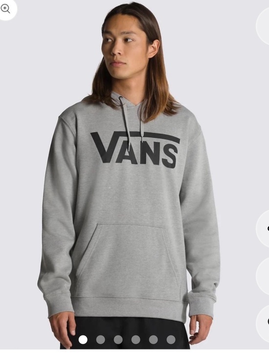 Vans Tops - Vans Woman's Gray Logo Pullover Hoodie